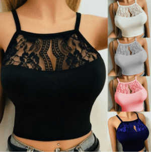 Women Lace Sexy Vest Strap Fashion Camisole Sleeveless T-Shirt Underwear Tank To