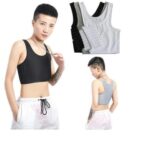 Chest Binder Les Lesbian Casual Breathable Buckle Short Chest Breast Binder Tank