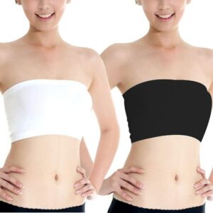 Female Strapless Boob Tube Top Bandeau Bra Modal Ladies Modal Stomacher Wrapped